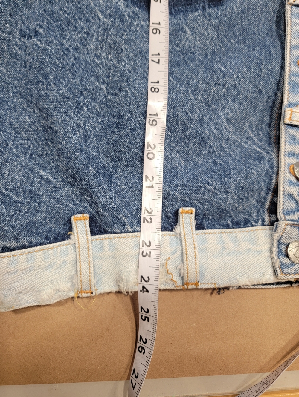 REVICE DENIM PATCHWORK JACKET - Picture 9 of 10
